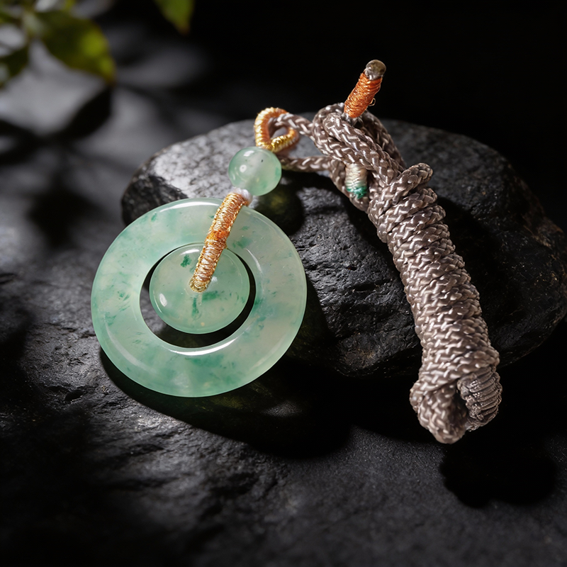 【萃·翠屏掩映】冰飘平安挂坠