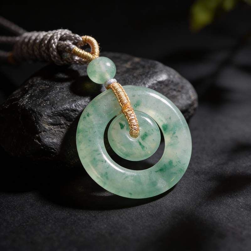 【萃·翠屏掩映】冰飘平安挂坠