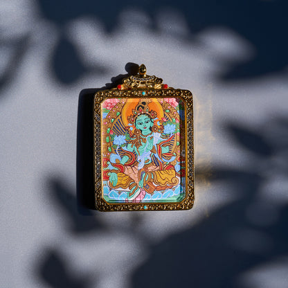 綠度母 & 四臂觀音紅唐 ｜ 平安救度 · 祥和圓滿