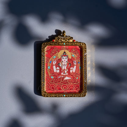 綠度母 & 四臂觀音紅唐 ｜ 平安救度 · 祥和圓滿