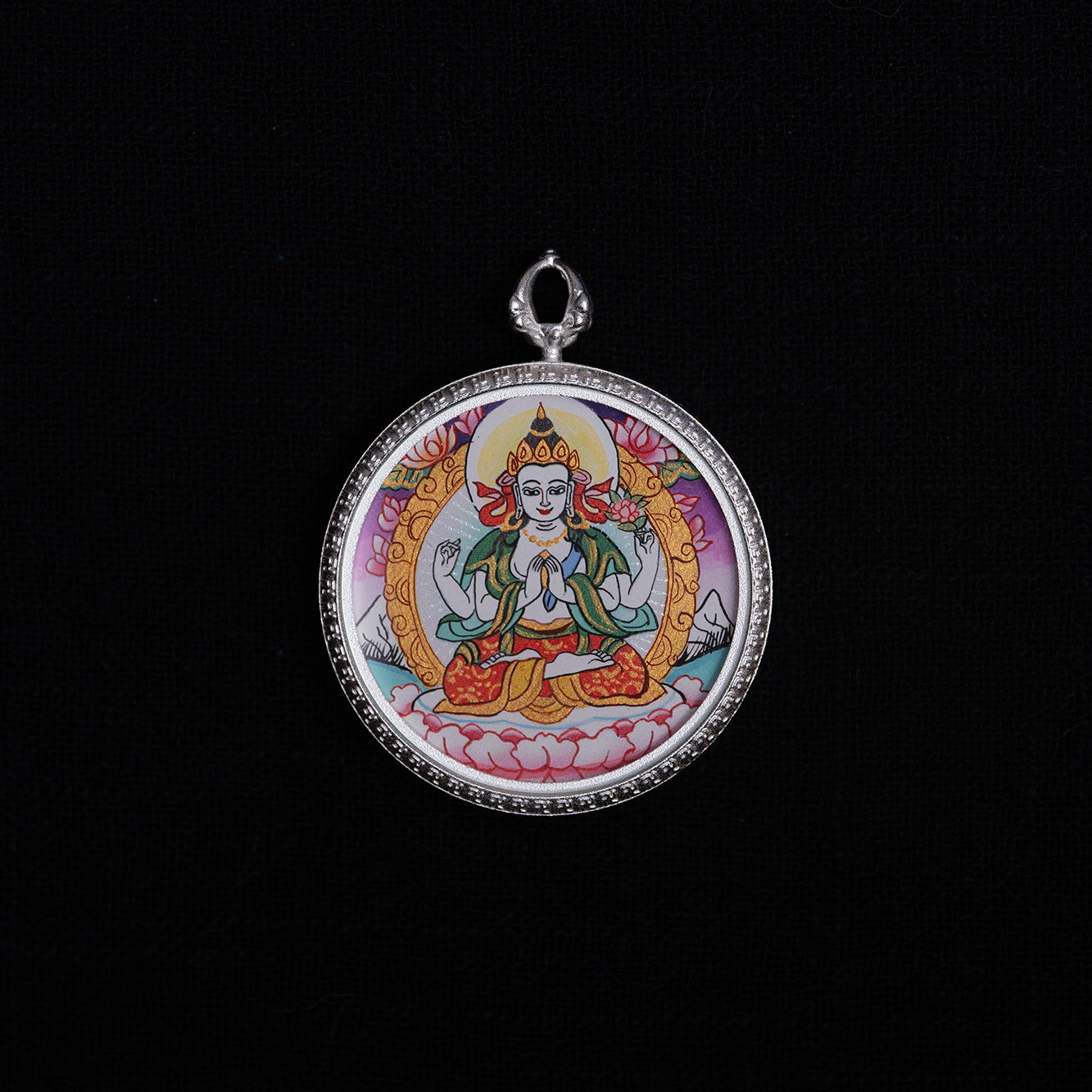 སྤྱན་རས་གཟིགས། སྒྲོལ་ལྗང་། • 四臂观音 & 绿度母 • Avalokiteshvara & Green Tara