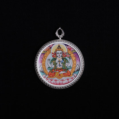 སྤྱན་རས་གཟིགས། སྒྲོལ་ལྗང་། • 四臂观音 & 绿度母 • Avalokiteshvara & Green Tara