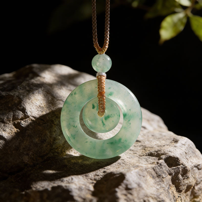 【萃·翠屏掩映】冰飘平安挂坠